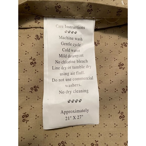 2 Pillow Shams From The Smokey Mountains Quilted 21 x 27 inches  #1277 - Picture 4 of 6